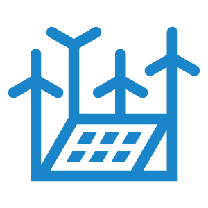 wind and solar generation icon