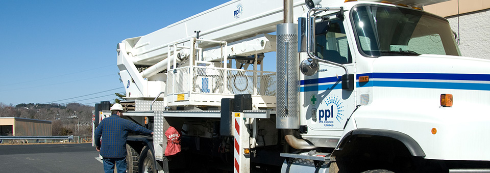 PPL electric utility trucks