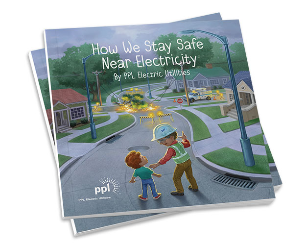 Kids electrical safety book