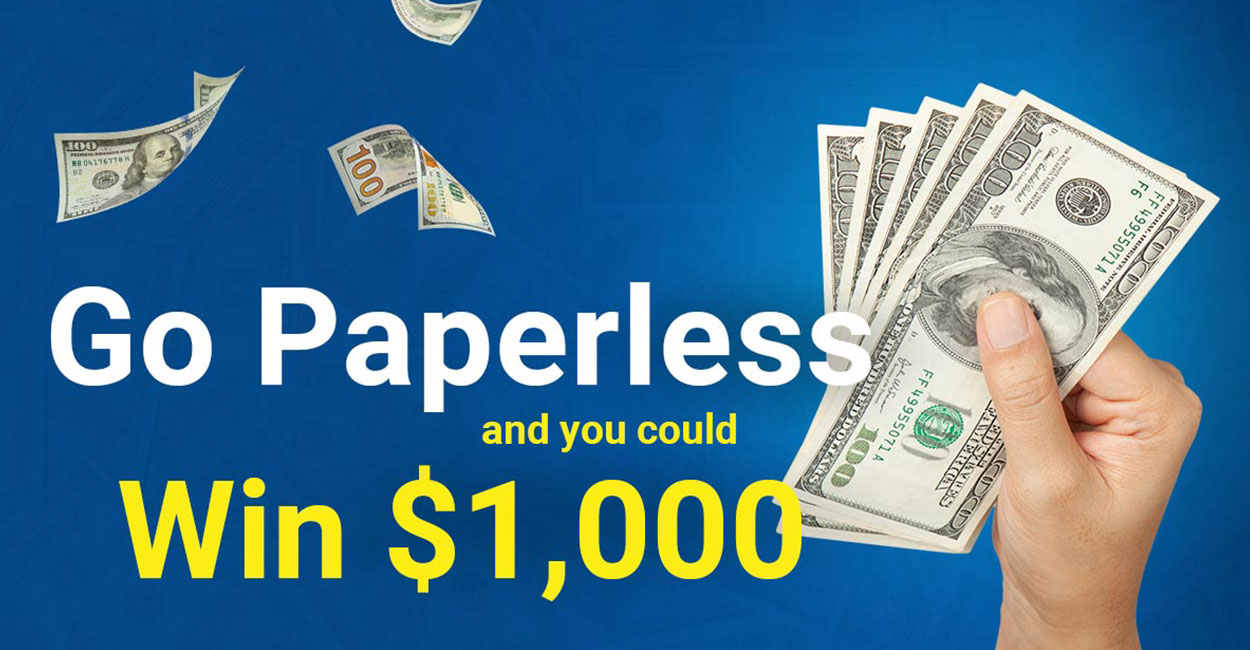 Go paperless!