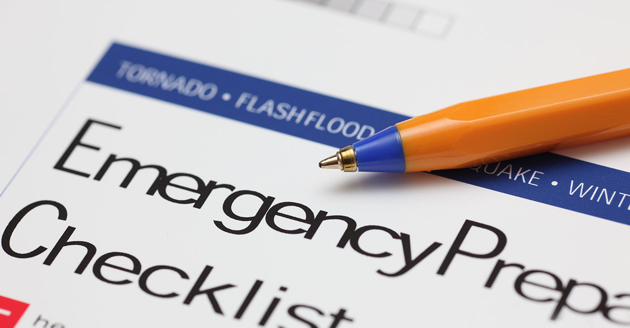 Emergency planning form