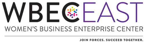 Women's Business Enterprise Center (WBEC) East logo; Join forces. Succeed together.