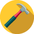 Illustration of a hammer