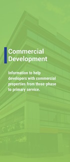 Cover of the 'Commercial Development' brochure