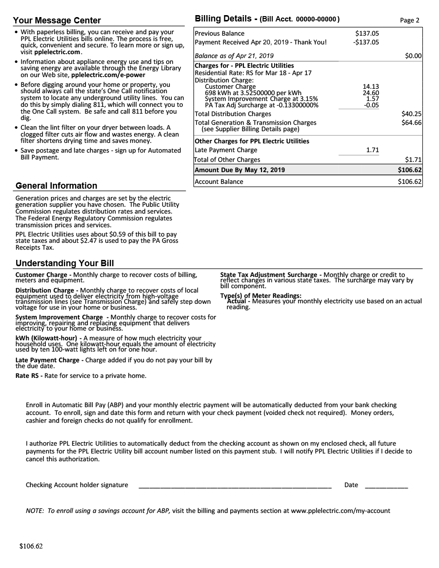 Understanding Your Electric Bill