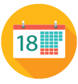 Icon of a calendar