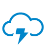 cloud and lightning icon