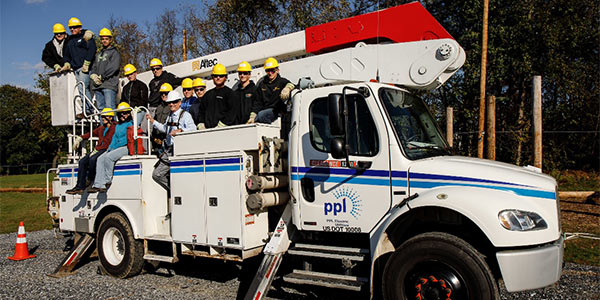 Northamption Community College bucket truck donation