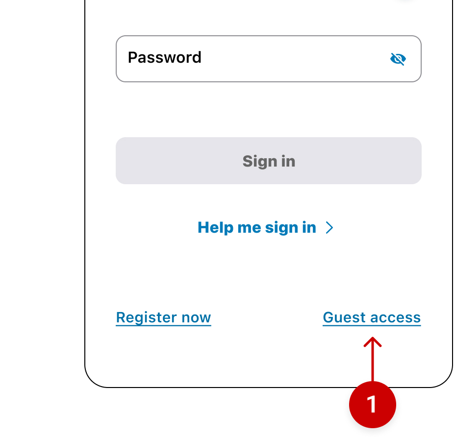 guest access screenshot