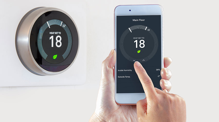 smart thermostat with mobile app