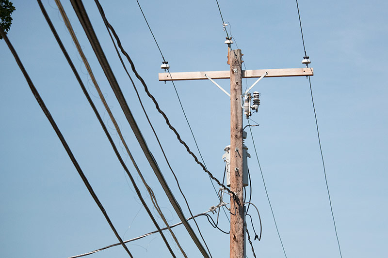 Overhead distribution lines