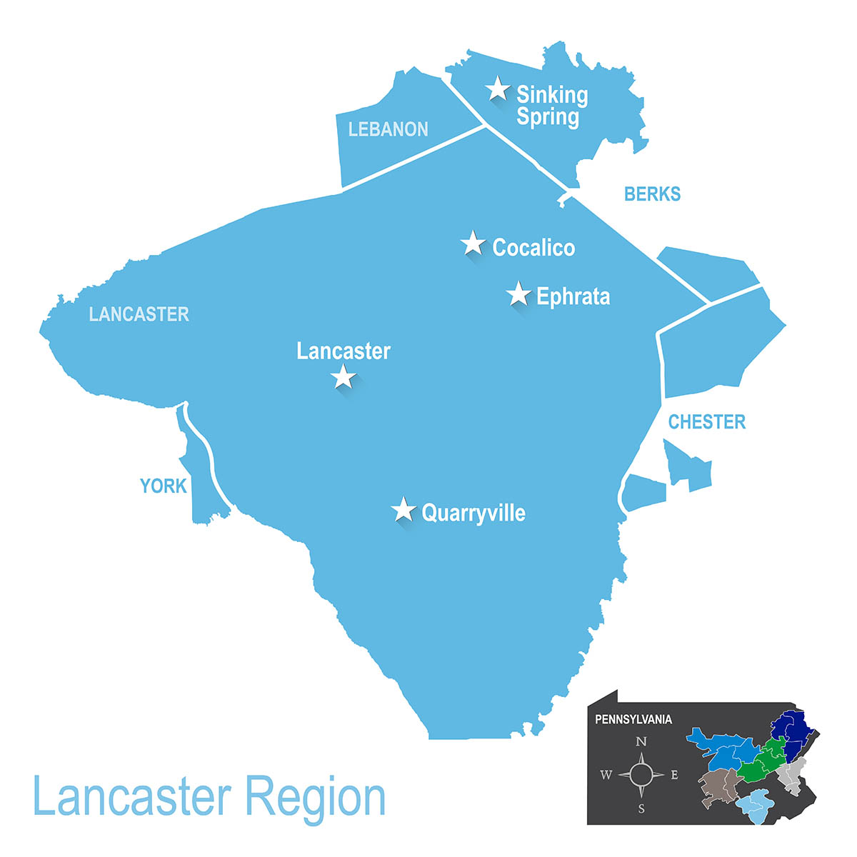 PPL Electric Utilities Lancaster Region Territory Map