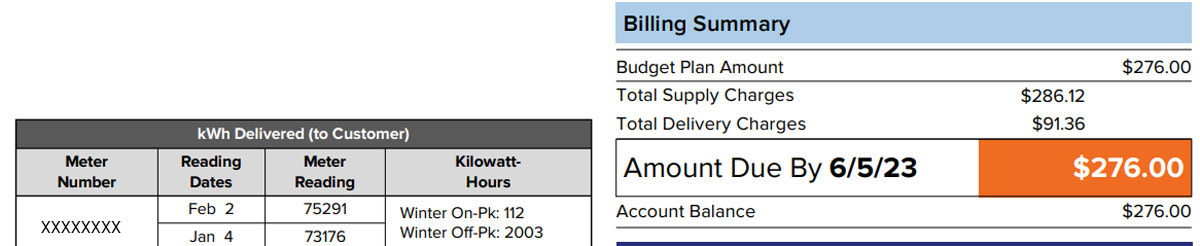 Amount Due Example 1