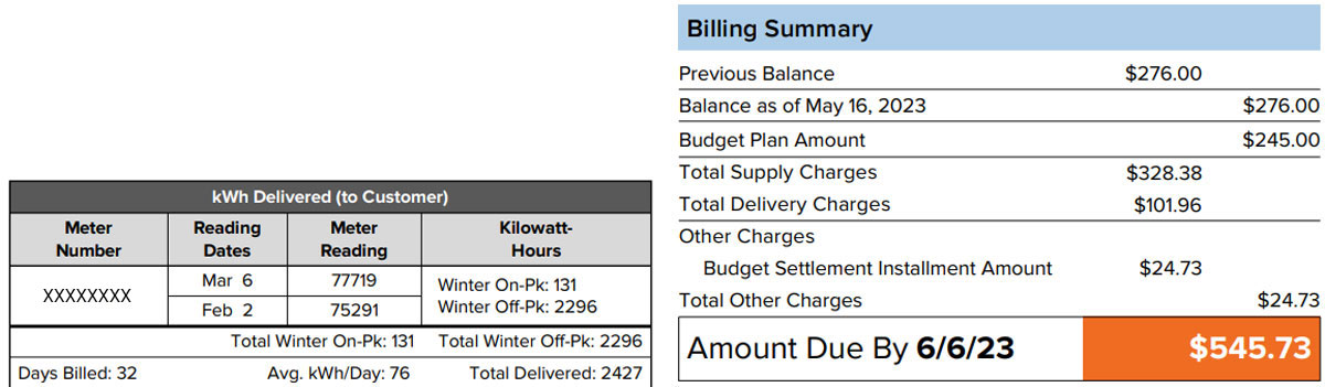 Amount Due Example 2
