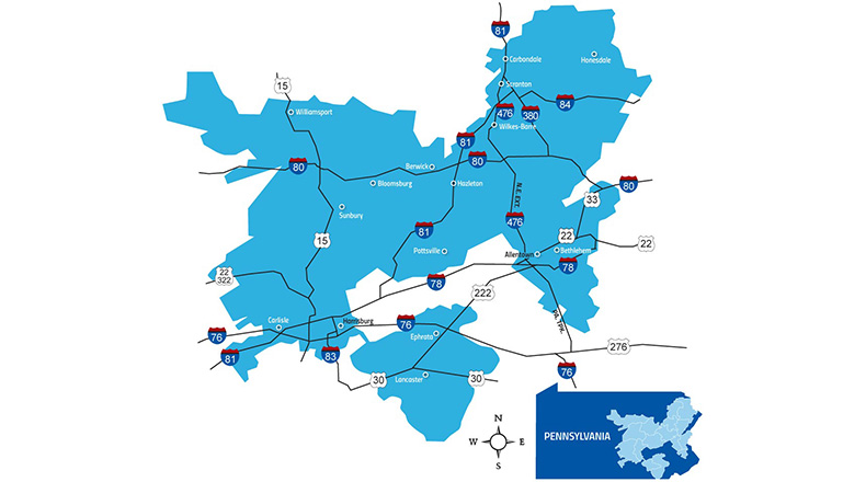 PPL territory map